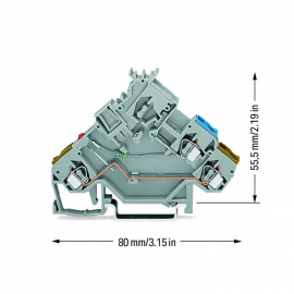 WAGO | 280-562/281-434 | 2-CONDUCTOR ACTUATOR TERMINAL BLOCK