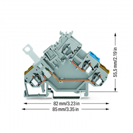 WAGO | 280-566 | 2-CONDUCTOR ACTUATOR TERMINAL BLOCK; WITH C