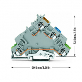 WAGO | 280-574 | 4-CONDUCTOR SENSOR SUPPLY TERMINAL BLOCK; W