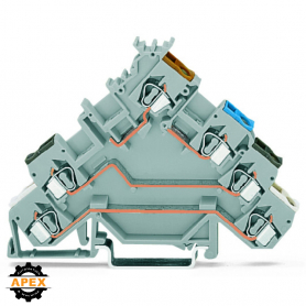 WAGO | 280-580 | 4-CONDUCTOR SENSOR TERMINAL BLOCK; WITH COL