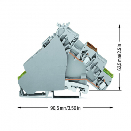 WAGO | 280-586 | 2-CONDUCTOR ACTUATOR SUPPLY TERMINAL BLOCK;