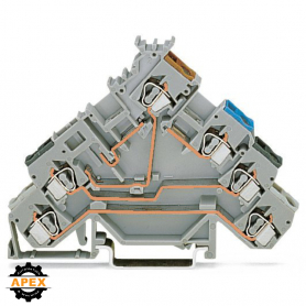 WAGO | 280-588 | 4-CONDUCTOR SENSOR TERMINAL BLOCK; FOR PNP