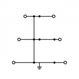 WAGO | 280-597 | TRIPLE-DECK TERMINAL BLOCK; 6-CONDUCTOR GRO