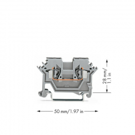 WAGO | 280-601 | 2-CONDUCTOR THROUGH TERMINAL BLOCK; 2.5 MM²