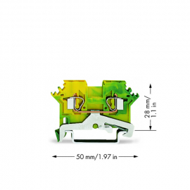 WAGO | 280-607/999-950 | 2-CONDUCTOR GROUND TERMINAL BLOCK;