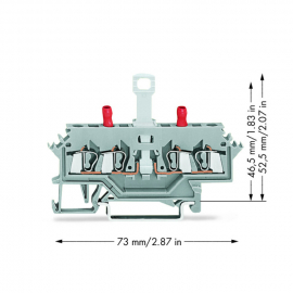 WAGO | 280-627 | 4-CONDUCTOR DISCONNECT/TEST TERMINAL BLOCK;