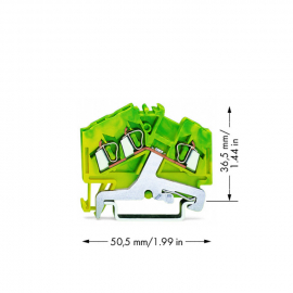 WAGO | 280-637 | 3-CONDUCTOR GROUND TERMINAL BLOCK; 2.5 MM²;