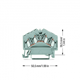 WAGO | 280-646 | 4-CONDUCTOR THROUGH TERMINAL BLOCK; 2.5 MM²