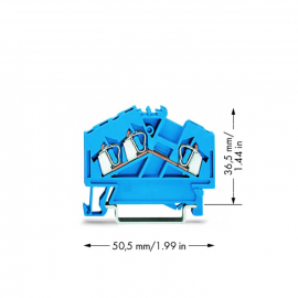 WAGO | 280-651 | 3-CONDUCTOR THROUGH TERMINAL BLOCK; 2.5 MM²