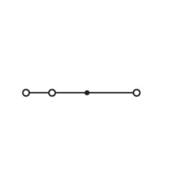 WAGO | 280-654 | 3-CONDUCTOR THROUGH TERMINAL BLOCK; 2.5 MM²