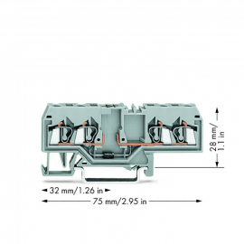 WAGO | 280-655/281-410 | COMPONENT TERMINAL BLOCK; 4-CONDUCT