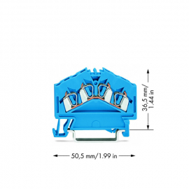 WAGO | 280-656 | 4-CONDUCTOR THROUGH TERMINAL BLOCK; 2.5 MM²