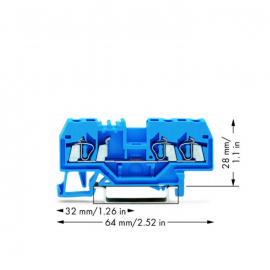 WAGO | 280-684 | 3-CONDUCTOR THROUGH TERMINAL BLOCK; 2.5 MM²