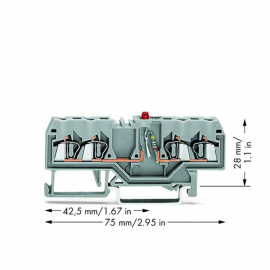 WAGO | 280-809/281-413 | COMPONENT TERMINAL BLOCK; 4-CONDUCT