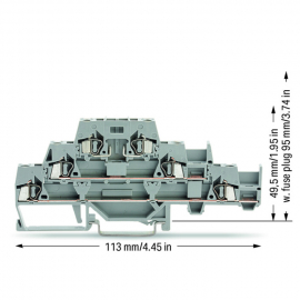 WAGO | 280-889 | TRIPLE-DECK TERMINAL BLOCK; WITH ADDITIONAL