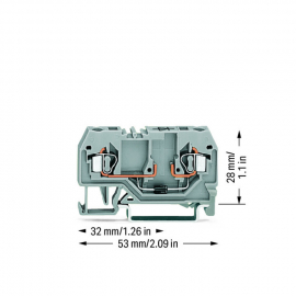 WAGO | 280-915/281-410 | COMPONENT TERMINAL BLOCK; 2-CONDUCT