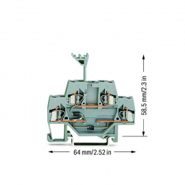 WAGO | 280-941/281-492 | COMPONENT TERMINAL BLOCK; DOUBLE-DE