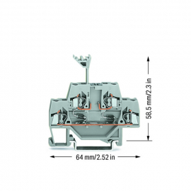 WAGO | 280-942/281-487 | COMPONENT TERMINAL BLOCK; DOUBLE-DE