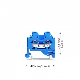 WAGO | 281-104 | 2-CONDUCTOR THROUGH TERMINAL BLOCK; 4 MM²;