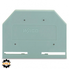 WAGO | 281-301 | END AND INTERMEDIATE PLATE; 3 MM THICK; GRA