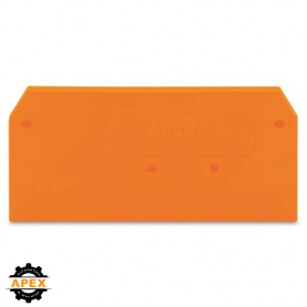 WAGO | 281-329 | END AND INTERMEDIATE PLATE; 2.5 MM THICK; O
