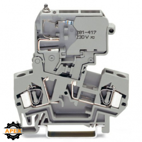 WAGO | 281-611/281-417 | 2-CONDUCTOR FUSE TERMINAL BLOCK; WI