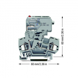 WAGO | 281-611/281-541 | 2-CONDUCTOR FUSE TERMINAL BLOCK; WI