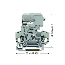 WAGO | 281-624 | 2-CONDUCTOR DISCONNECT TERMINAL BLOCK; FOR