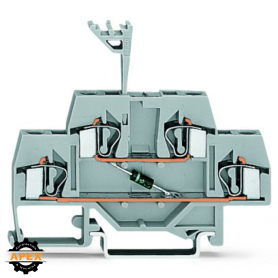 WAGO | 281-633/281-411 | COMPONENT TERMINAL BLOCK; DOUBLE-DE