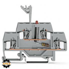 WAGO | 281-634/281-413 | COMPONENT TERMINAL BLOCK; DOUBLE-DE