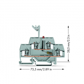 WAGO | 281-634/281-413 | COMPONENT TERMINAL BLOCK; DOUBLE-DE