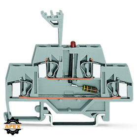 WAGO | 281-634/281-434 | COMPONENT TERMINAL BLOCK; DOUBLE-DE