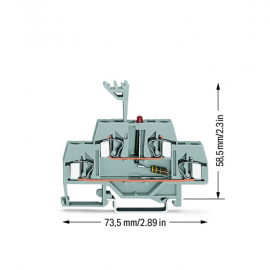 WAGO | 281-634/281-434 | COMPONENT TERMINAL BLOCK; DOUBLE-DE