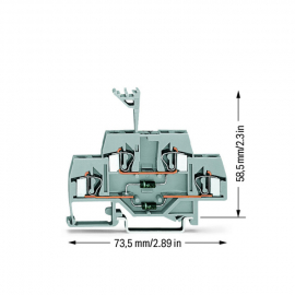 WAGO | 281-635/281-492 | COMPONENT TERMINAL BLOCK; DOUBLE-DE