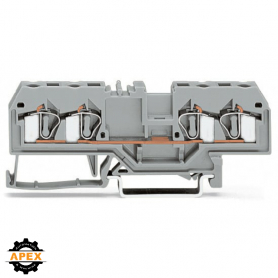 WAGO | 281-652 | 4-CONDUCTOR THROUGH TERMINAL BLOCK; 4 MM&sup2;;