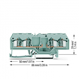 WAGO | 281-665/281-410 | COMPONENT TERMINAL BLOCK; 4-CONDUCT