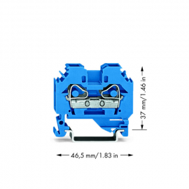 WAGO | 282-104 | 2-CONDUCTOR THROUGH TERMINAL BLOCK; 6 MM²;