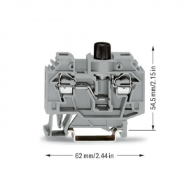 WAGO | 282-122 | 2-CONDUCTOR FUSE TERMINAL BLOCK; FOR 5 X 20