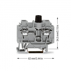 WAGO | 282-126 | 2-CONDUCTOR FUSE TERMINAL BLOCK; WITHOUT BL