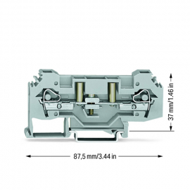 WAGO | 282-131 | 2-CONDUCTOR DISCONNECT/TEST TERMINAL BLOCK;