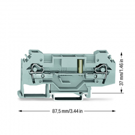 WAGO | 282-133 | 2-CONDUCTOR THROUGH TERMINAL BLOCK; 6 MM²;