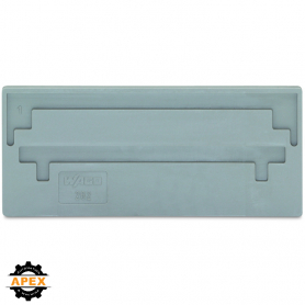 WAGO | 282-326 | SEPARATOR PLATE; 2 MM THICK; OVERSIZED; GRA