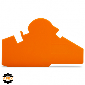 WAGO | 282-386 | END AND SEPARATOR PLATE; 1.5 MM THICK; WITH