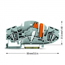 WAGO | 282-811 | 2-CONDUCTOR DISCONNECT/TEST TERMINAL BLOCK;