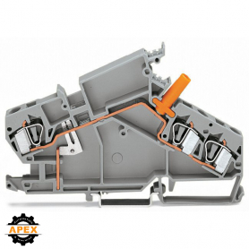 WAGO | 282-865 | 3-CONDUCTOR THROUGH TERMINAL BLOCK; 6 MM&sup2;;