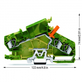 WAGO | 282-868 | 3-CONDUCTOR DISCONNECT TERMINAL BLOCK; E.G.