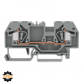 WAGO | 282-902 | 2-CONDUCTOR THROUGH TERMINAL BLOCK; 6 MM²;