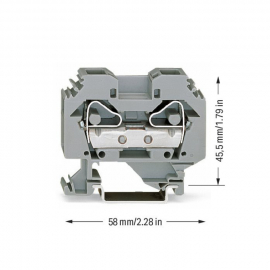 WAGO | 283-101 | 2-CONDUCTOR THROUGH TERMINAL BLOCK; 16 MM²;