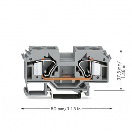 WAGO | 283-601 | 2-CONDUCTOR THROUGH TERMINAL BLOCK; 16 MM²;