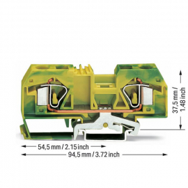 WAGO | 283-907 | 2-CONDUCTOR GROUND TERMINAL BLOCK; 16 MM²;